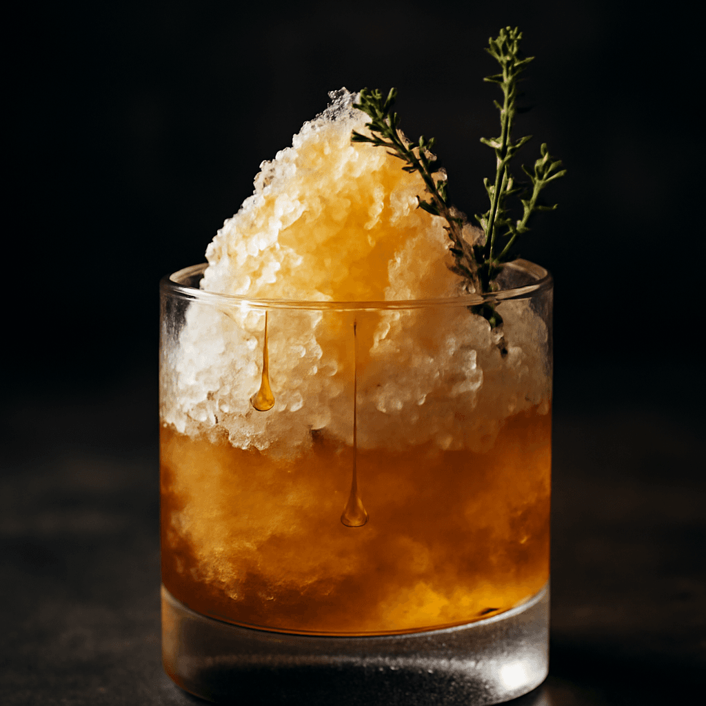 Honey Bourbon Snow Cone