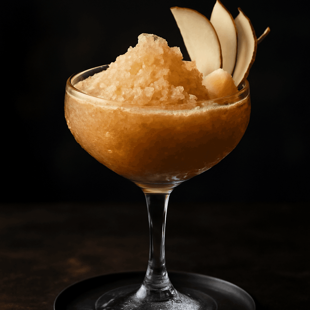 Spiced Pear Bourbon Slush